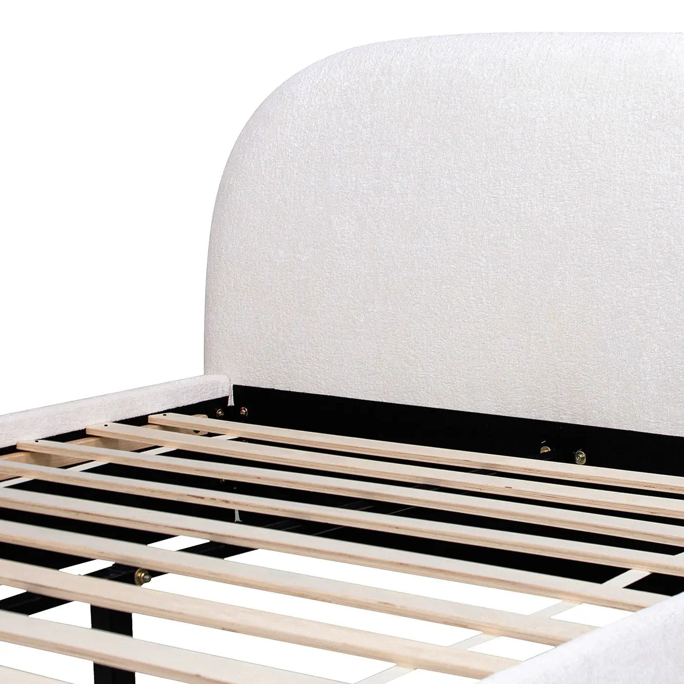 Archie Puffy Grounded - Upholstered Platform Bed by HouseOfZazla