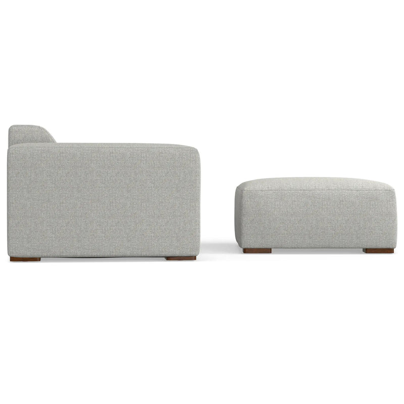 Rex - Handcrafted Sectional Sofa And Ottoman by HouseOfZazla