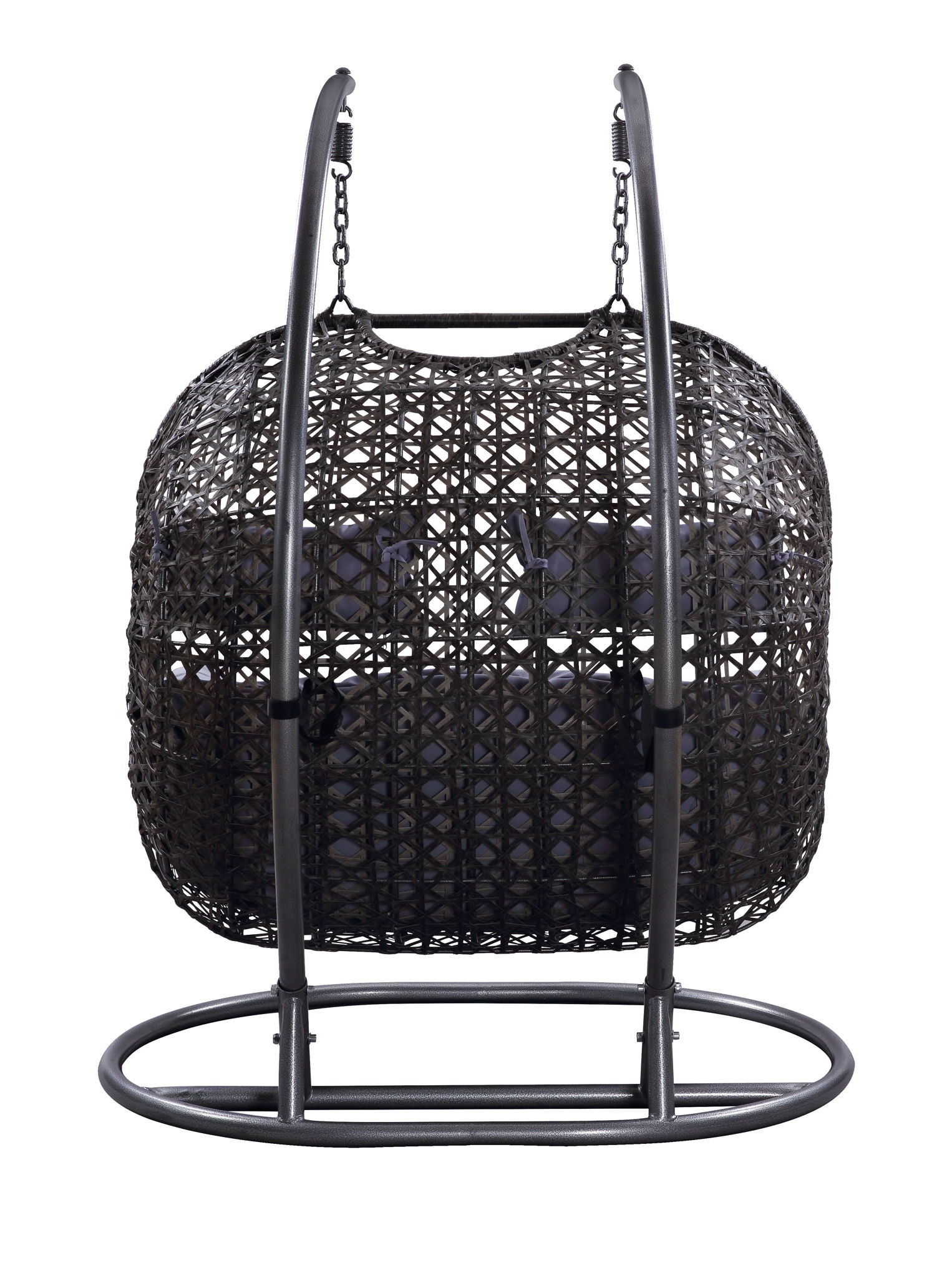 Vasant - Wicker Hanging Chair - Gray by HouseOfZazla