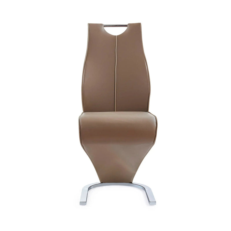 Tony - Dining Chairs (Set of 2) - Brown / Beige by Unique Piece Furniture