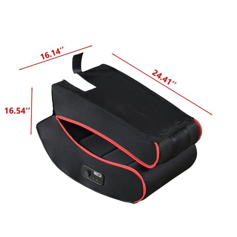 Foldable Gaming Chair With Onboard Speakers, Bluetooth Connection - Black / Red by HouseOfZazla