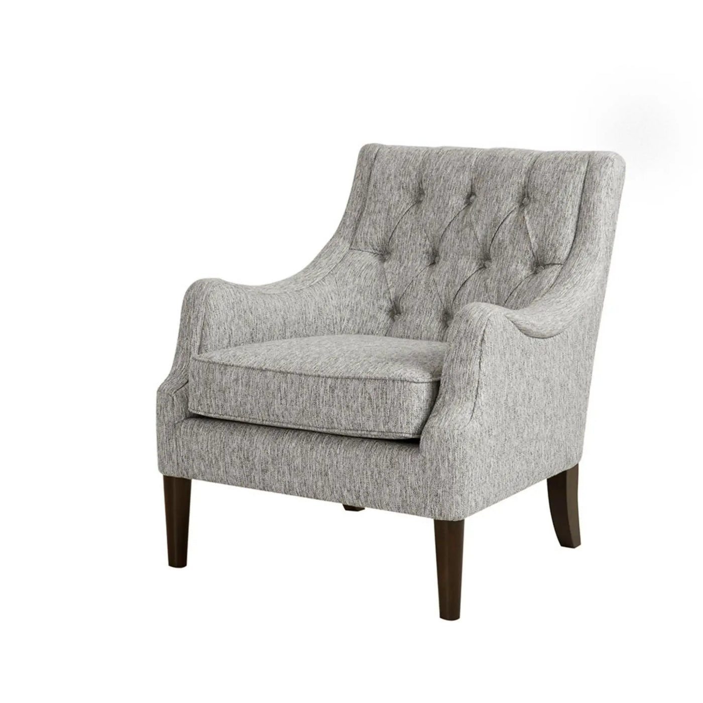 Button Tufted Accent Chair Vintage Style by HouseOfZazla