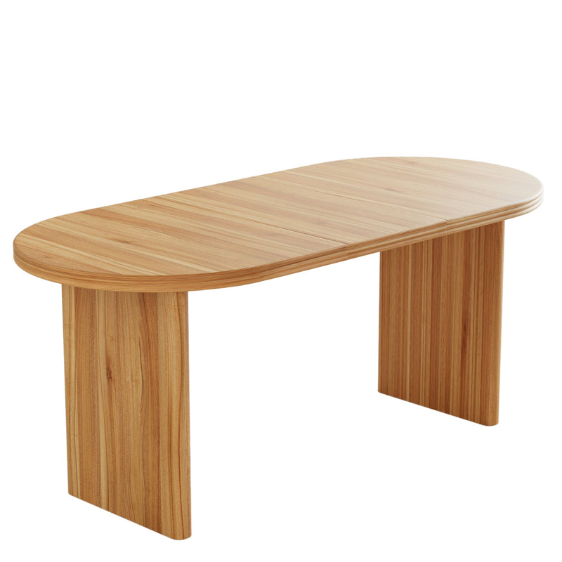 Modern Extendable Dining Table with Removable Extension Leaves by HouseOfZazla