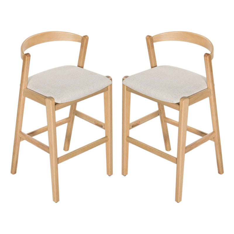 Balmain Indoor Rubberwood Barstool by HouseOfZazla