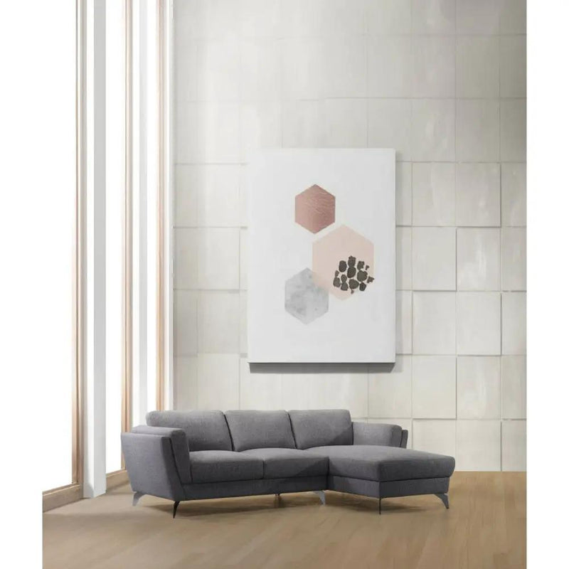 Beckett - Sectional Sofa - Gray Fabric by Unique Piece Furniture