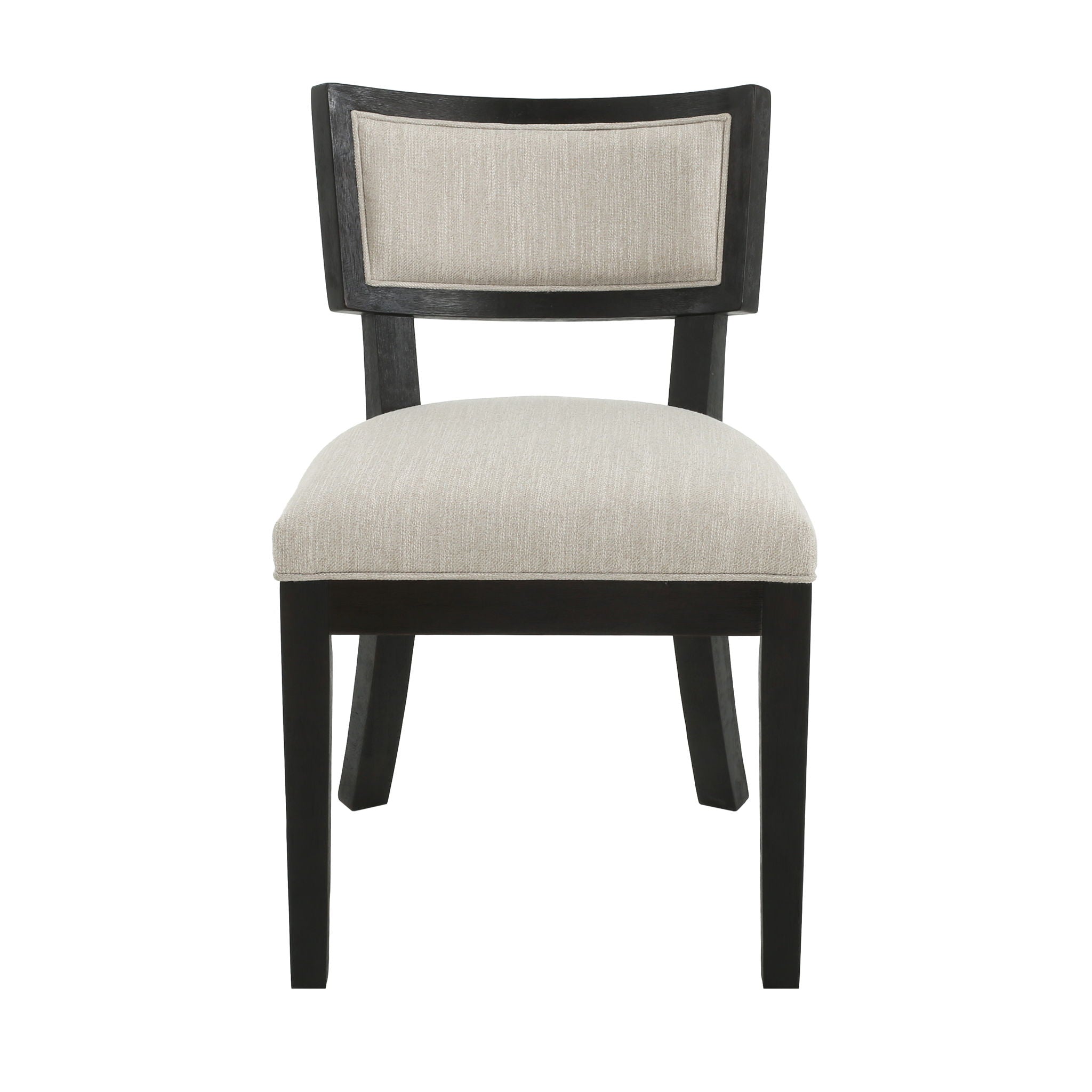 Farmhouse Style Fabric Upholstered Side Dining Chair Set by HouseOfZazla