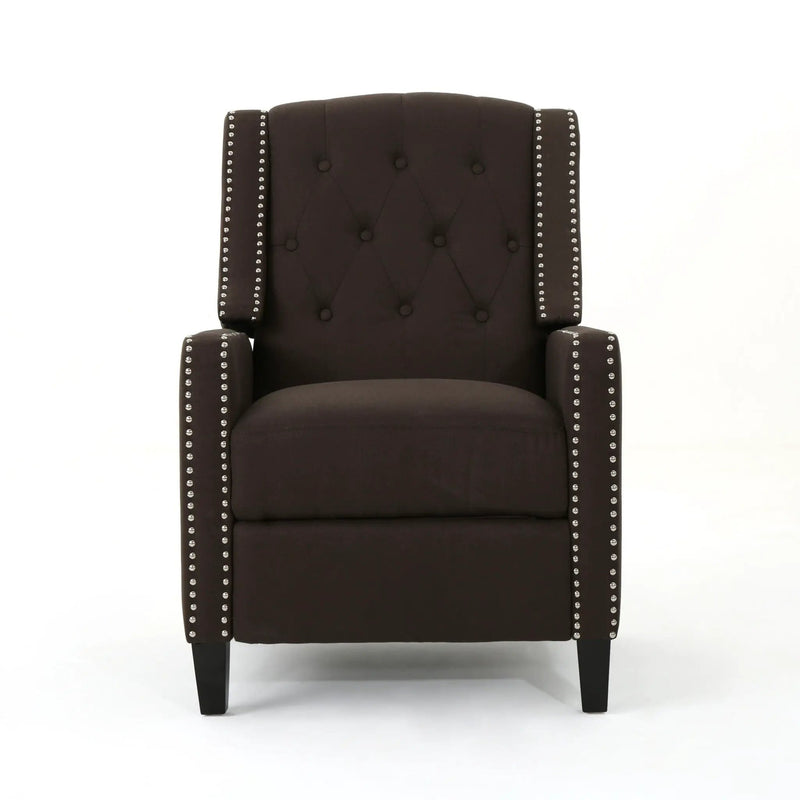 Classic Fabric Push Back Chair by Unique Piece Furniture
