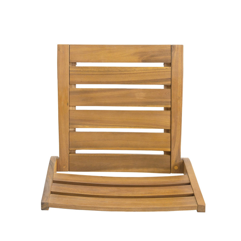 Outdoor Dining Side Chair (Set of 2) - Teak Finish by HouseOfZazla