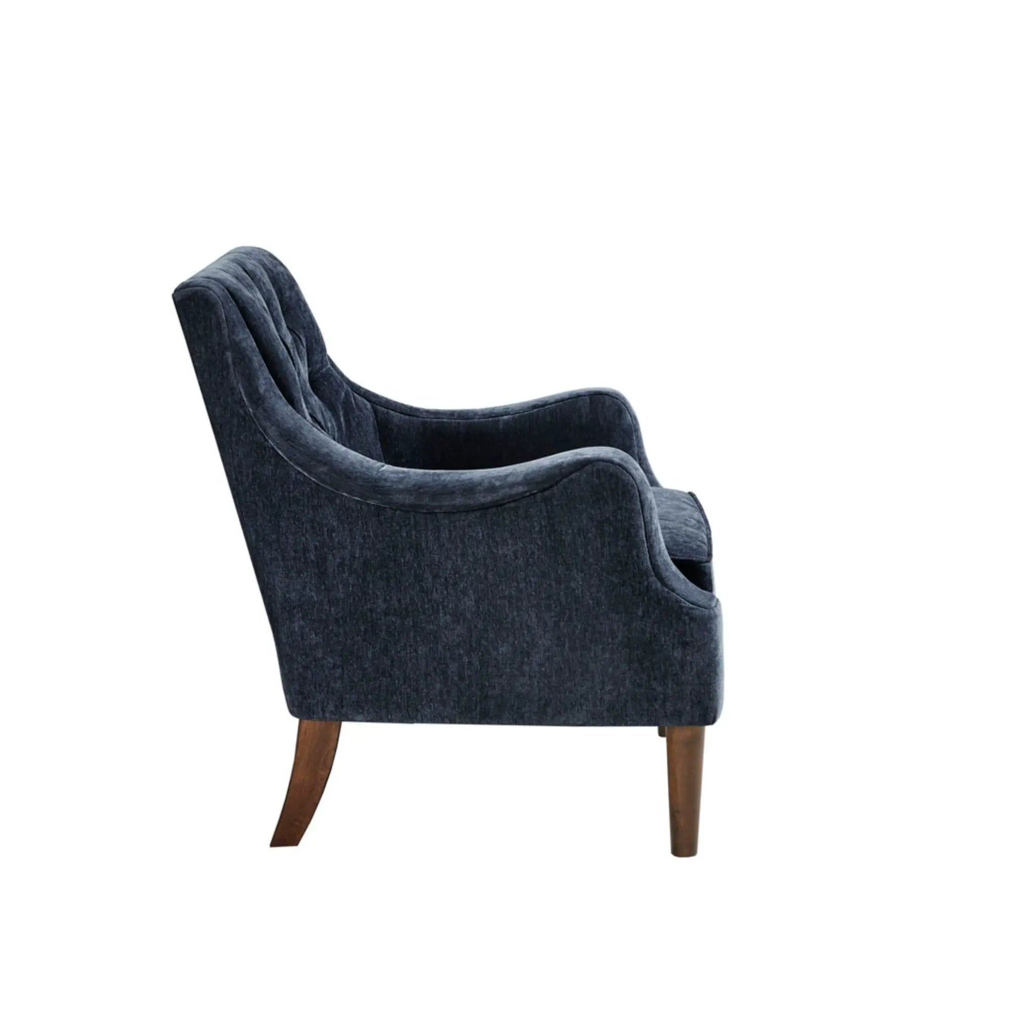 Button Tufted Accent Chair Vintage Style by Unique Piece Furniture