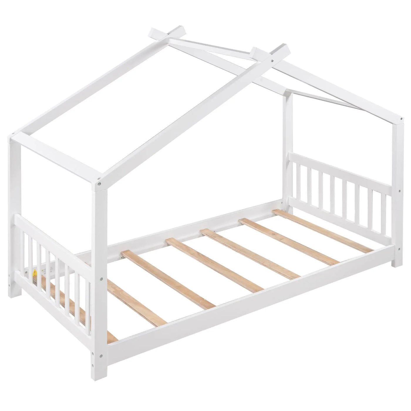 House Platform Bed With Headboard And Footboard, Roof Design by HouseOfZazla