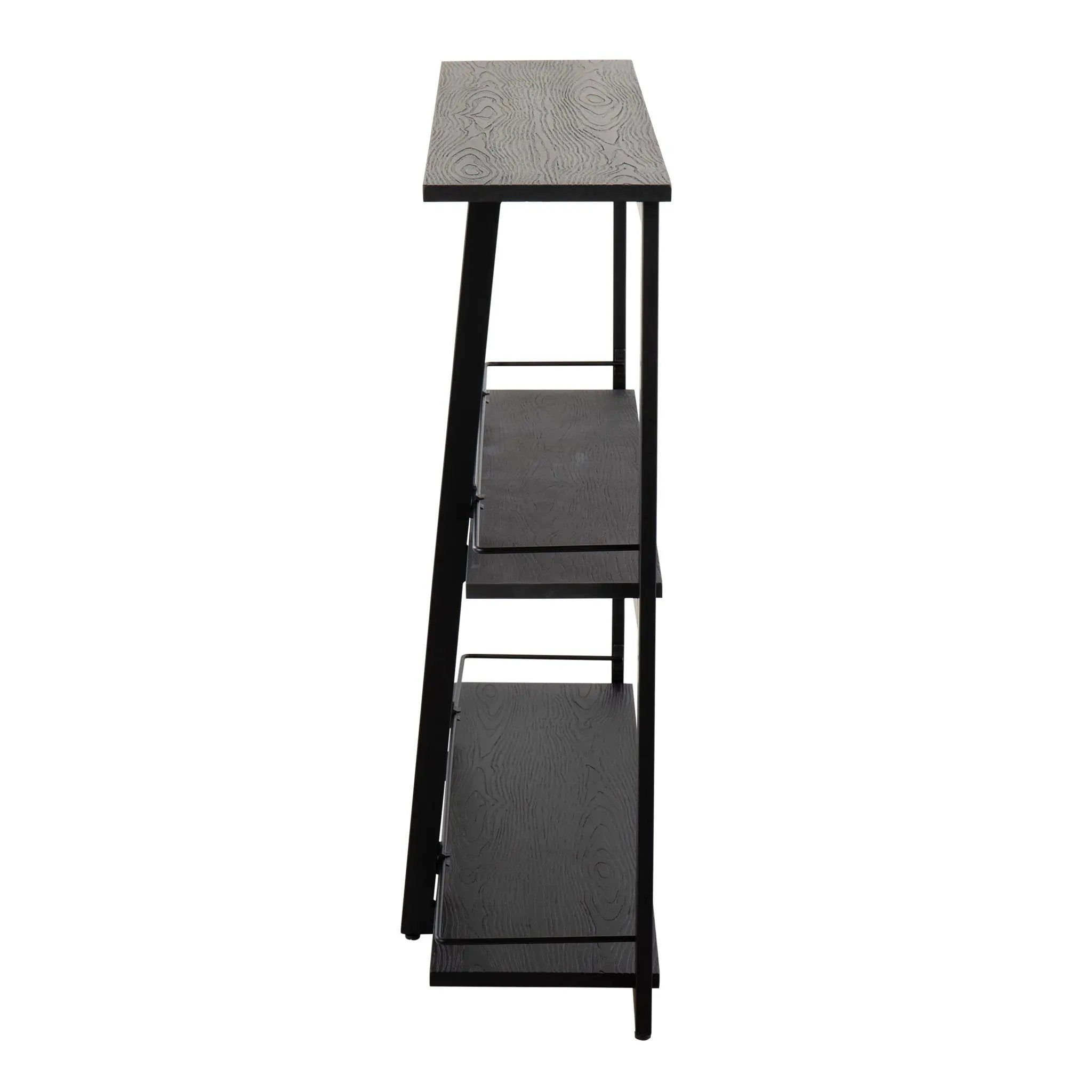 Converge - Industrial Bookcase - Black by HouseOfZazla