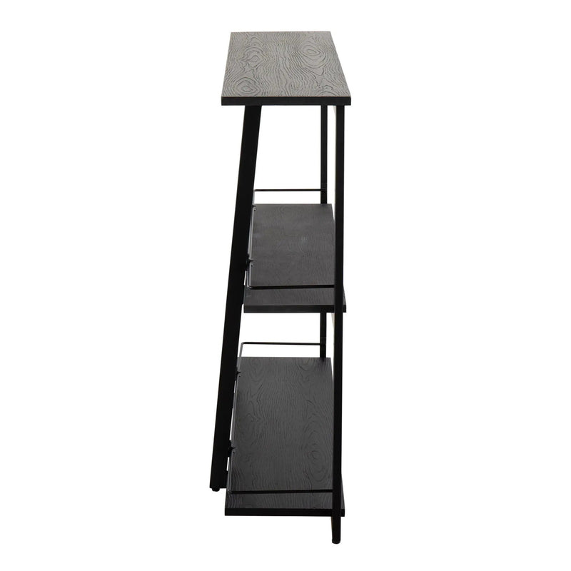 Converge - Industrial Bookcase - Black by HouseOfZazla