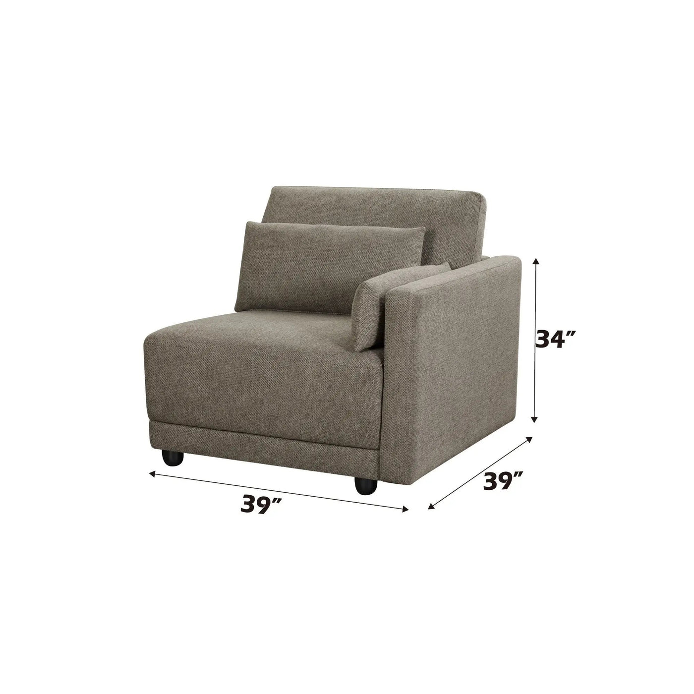Rylie - Modular Sectional Sofa With Toss Pillows by Unique Piece Furniture