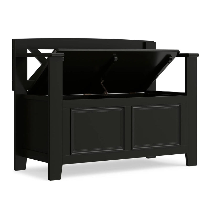 Amherst - Small Transitional Entryway Storage Bench by Unique Piece Furniture