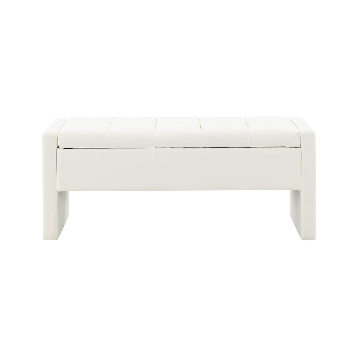 Modern Upholstered Large Bed End Bench With Storage by HouseOfZazla