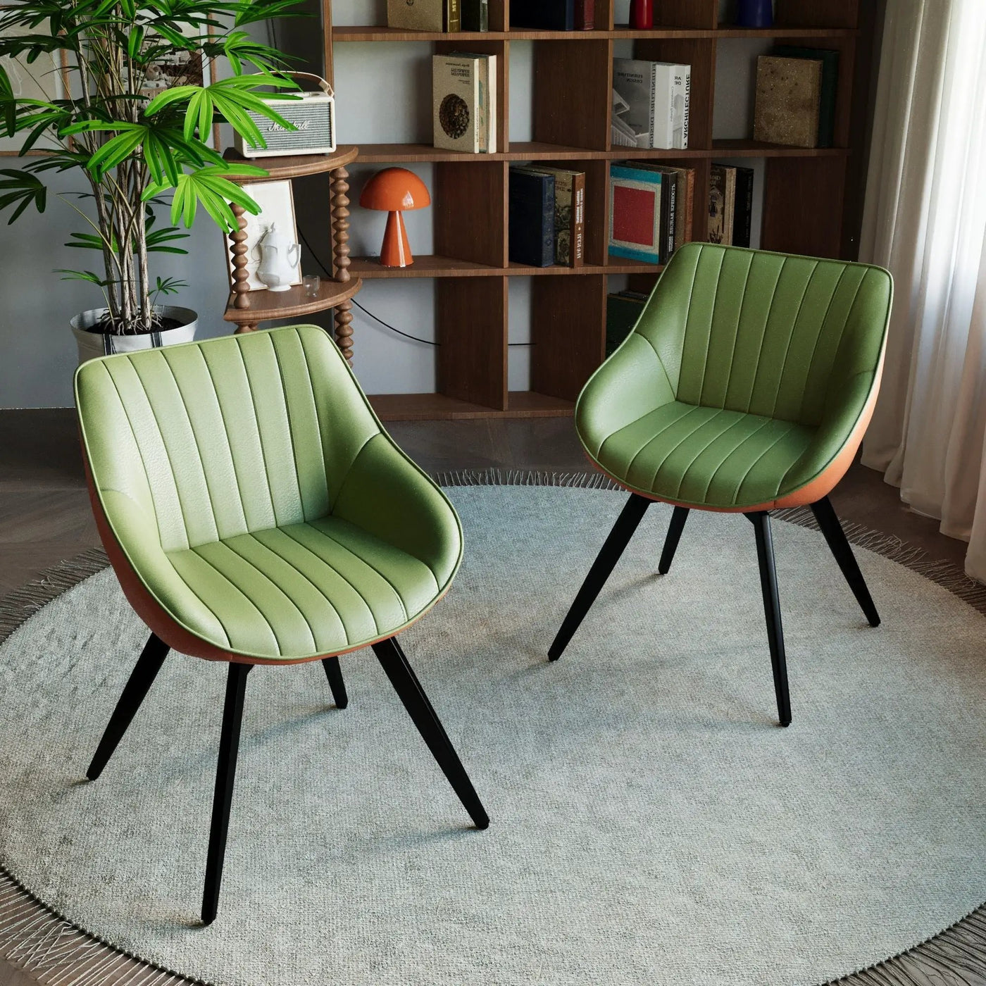 Modern Medieval Kitchen Dining Chair With 360 ° Rotation by Unique Piece Furniture