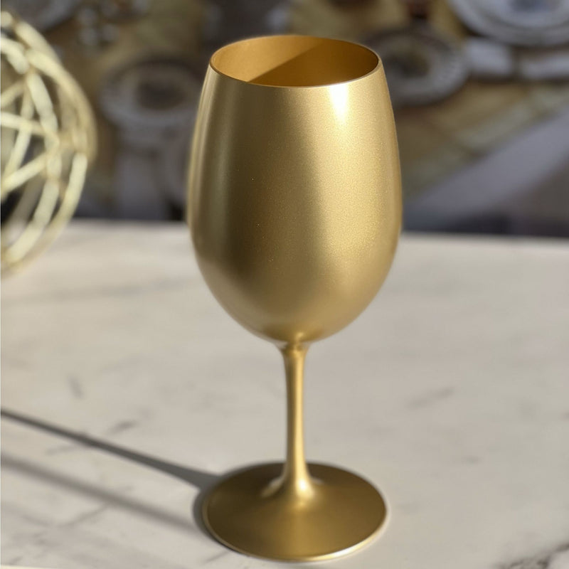 Leadingware Tritan Hammer Plastic Wine Glasses (Set of 4) by HouseOfZazla