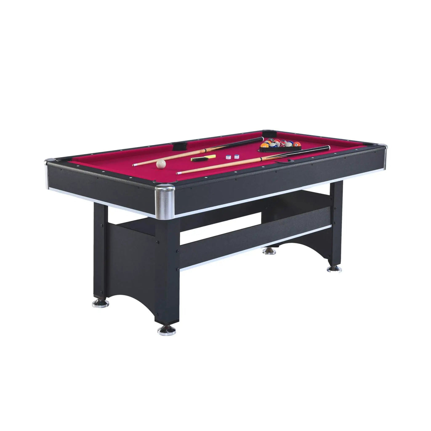 6FT Premium Wooden Multifunctional Pool Table With Table Tennis Top (SAK62741) by SAKSBY WHOLESALE