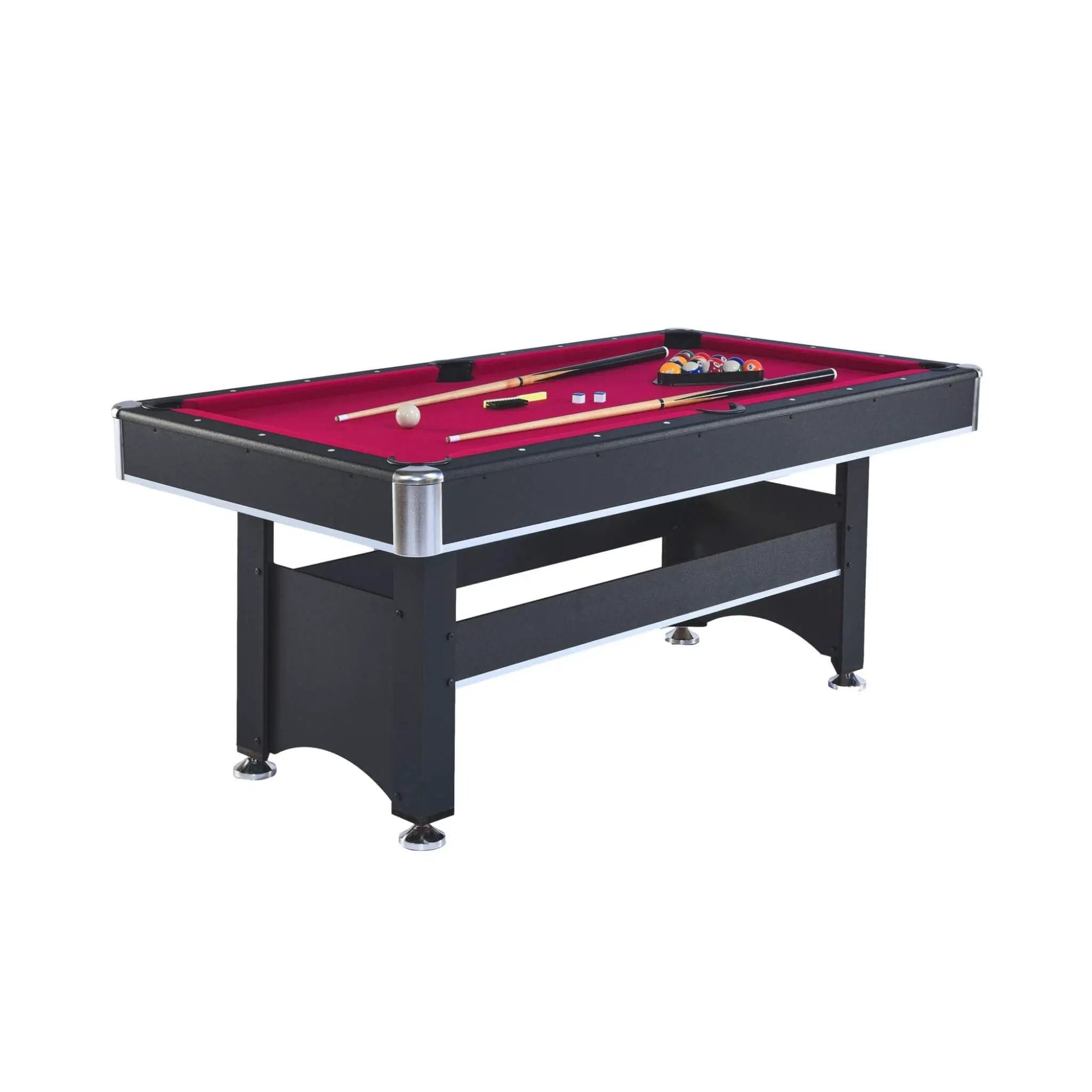 6FT Premium Wooden Multifunctional Pool Table With Table Tennis Top (SAK62741) by SAKSBY WHOLESALE