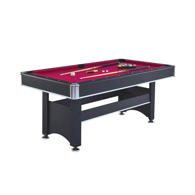 6FT Premium Wooden Multifunctional Pool Table With Table Tennis Top (SAK62741) by SAKSBY WHOLESALE