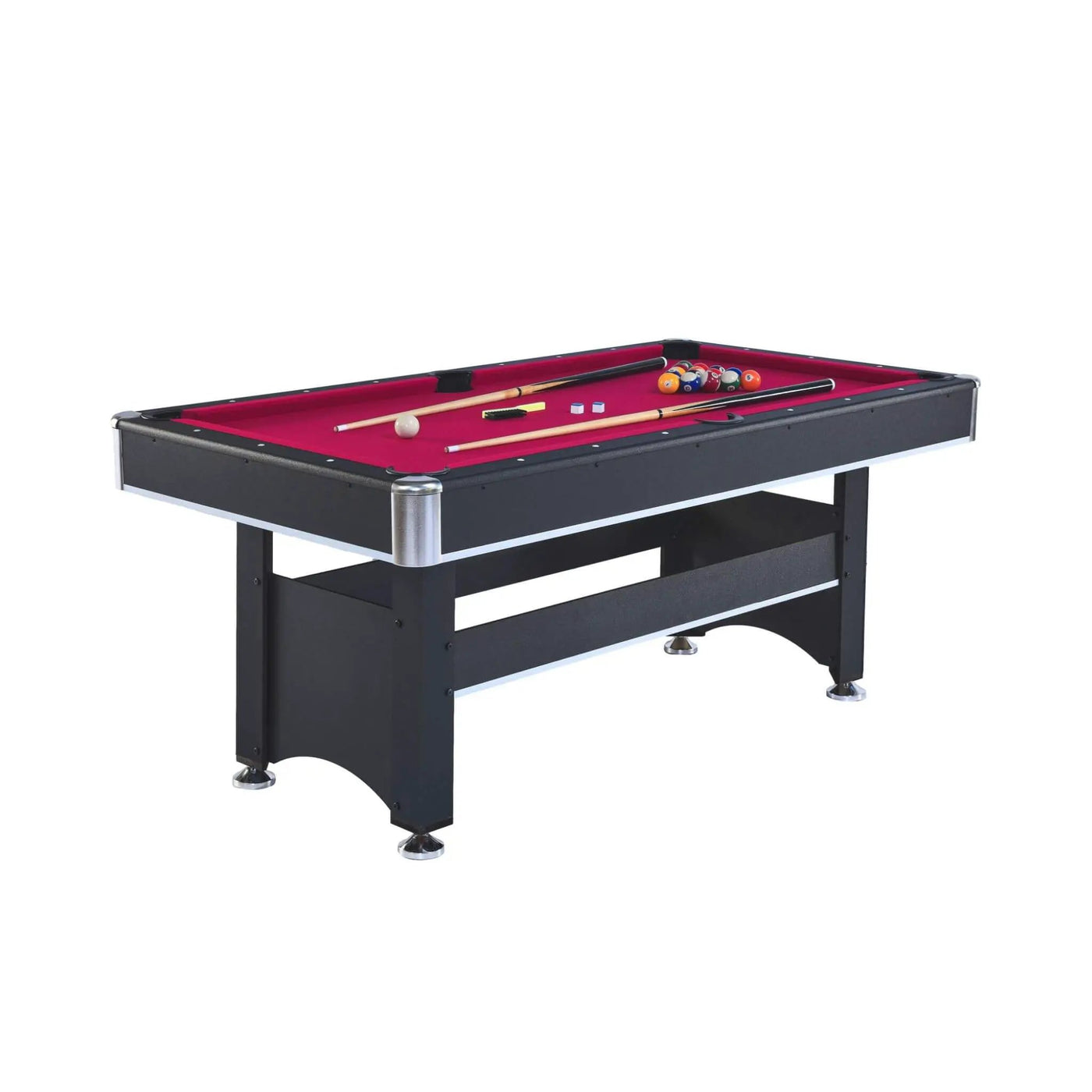 6FT Premium Wooden Multifunctional Pool Table With Table Tennis Top (SAK62741) by SAKSBY WHOLESALE