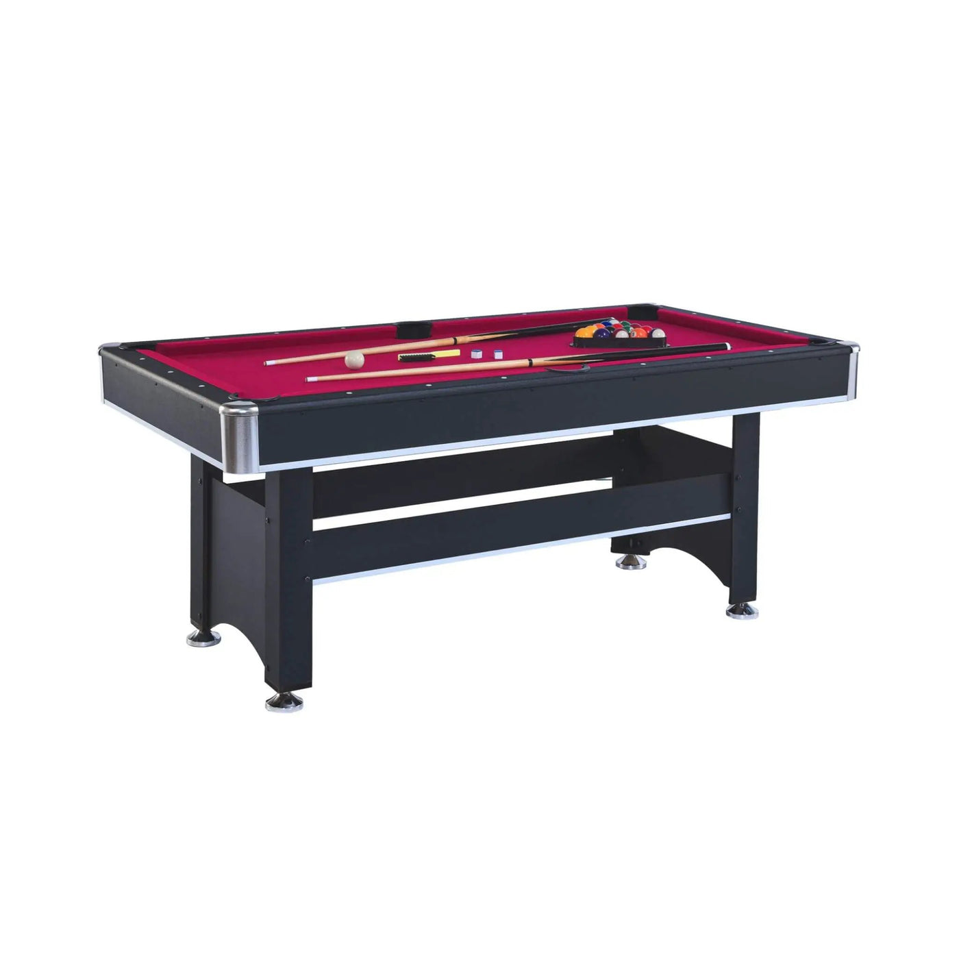 6FT Premium Wooden Multifunctional Pool Table With Table Tennis Top (SAK62741) by SAKSBY WHOLESALE