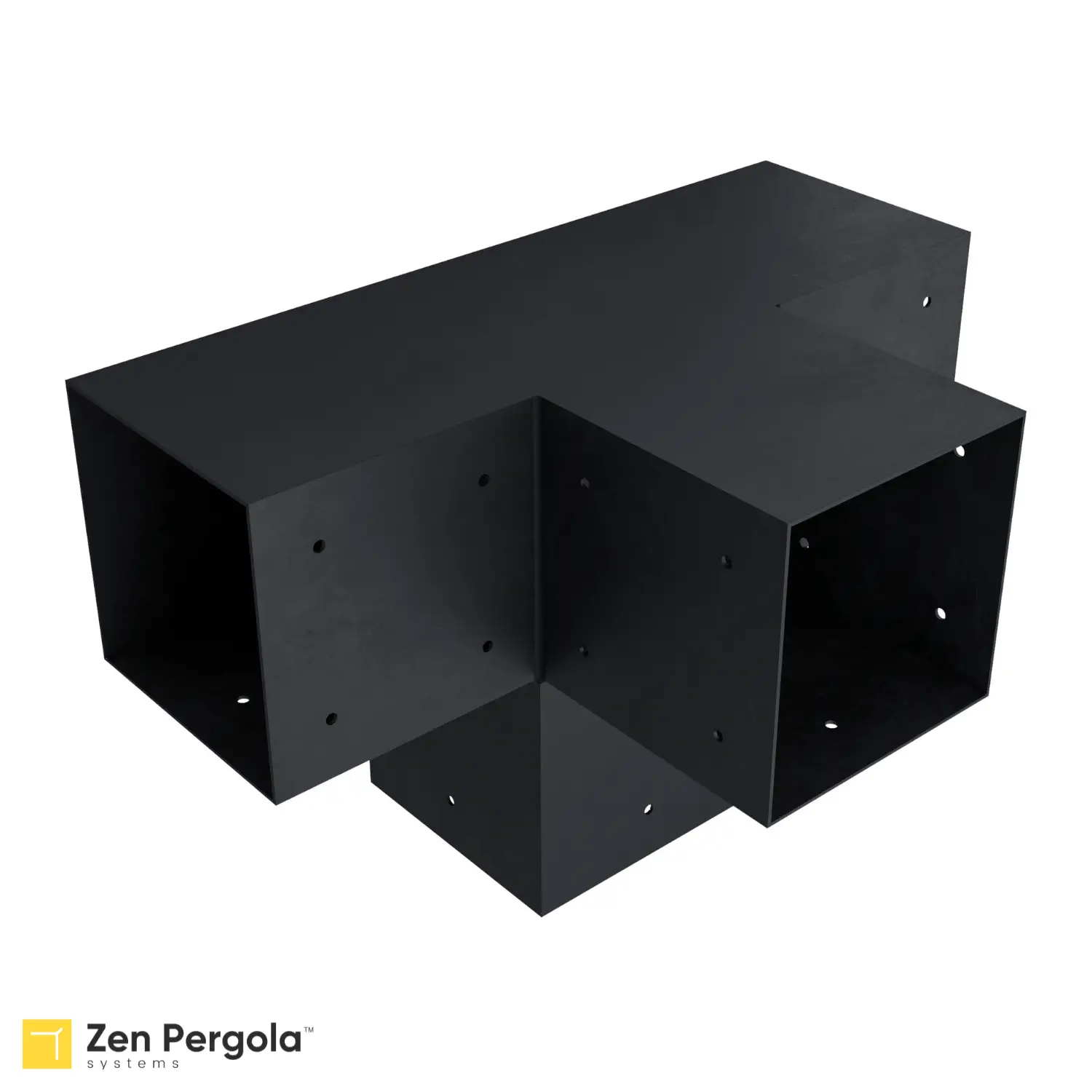 Pergola 4-Arm Post Bracket (for 6x6 Wood Posts) by Zen Pergolas