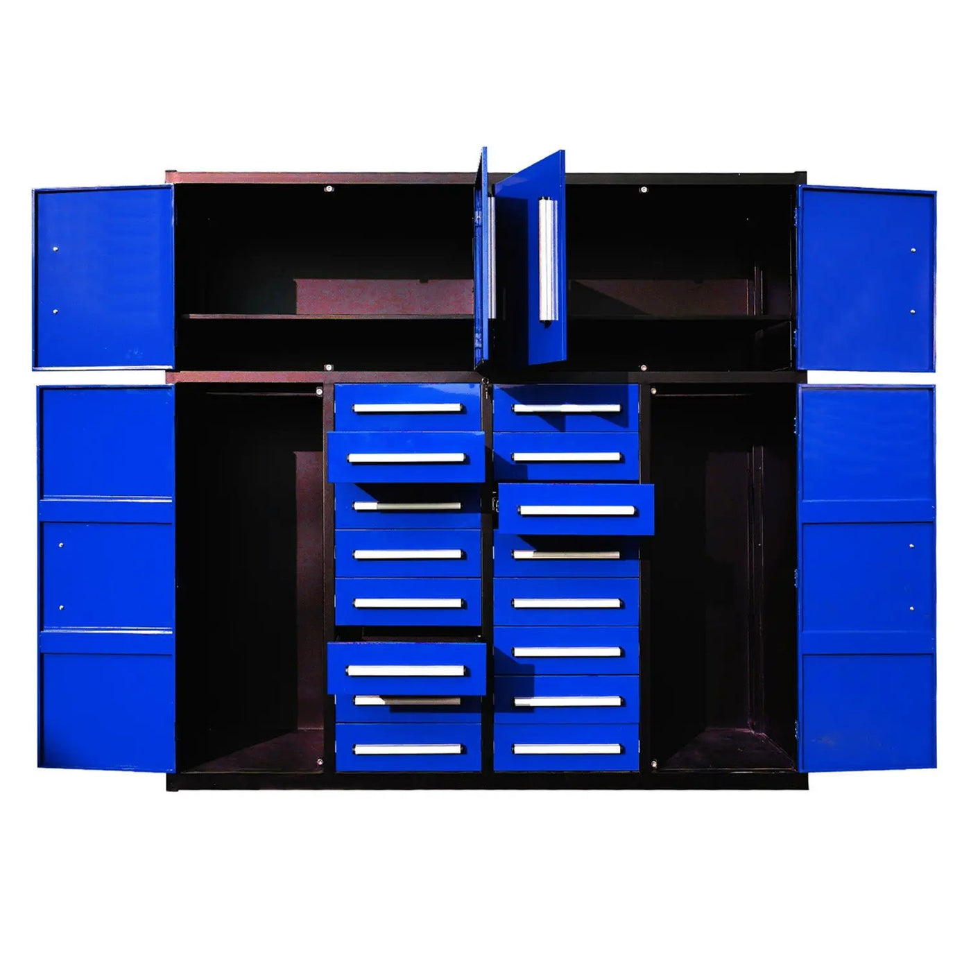 7ft Garage Storage Cabinet with 16 Drawers by Chery Industrial