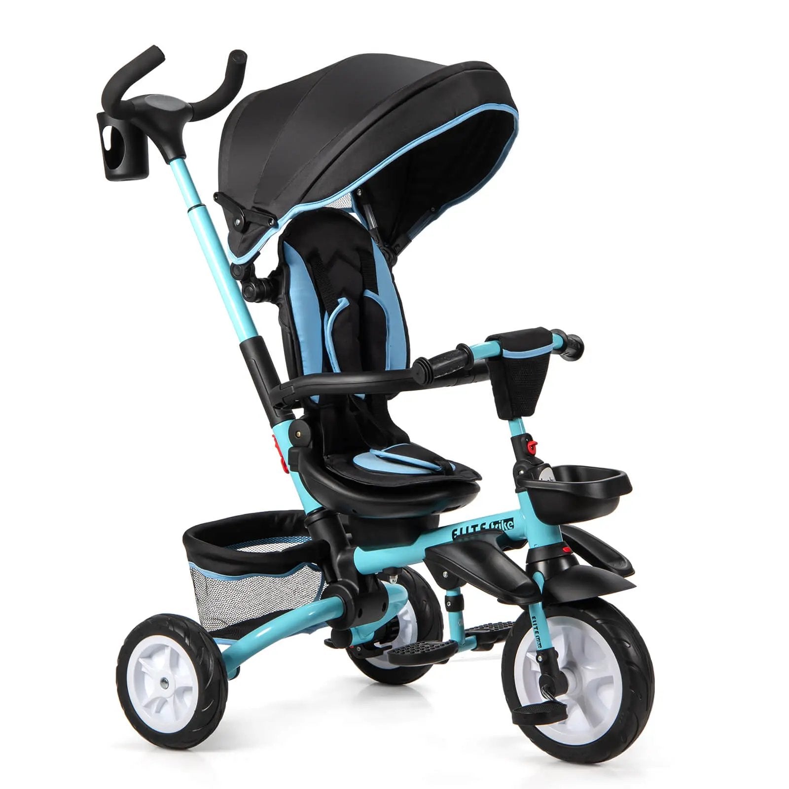 7-in-1 Detachable Baby Stroller with Canopy and Safety Harness by DirectDeals