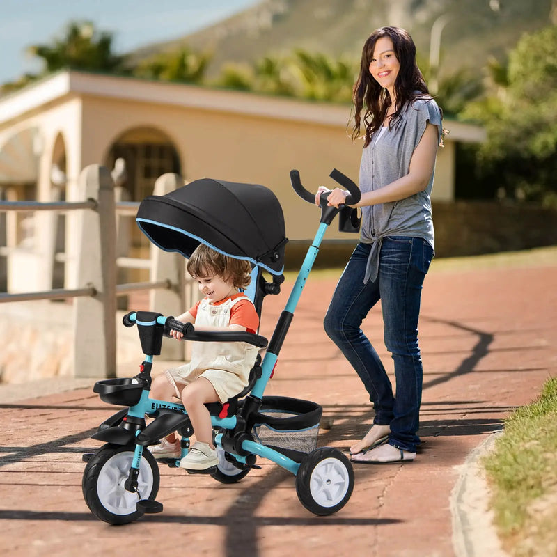 7-in-1 Detachable Baby Stroller with Canopy and Safety Harness by DirectDeals