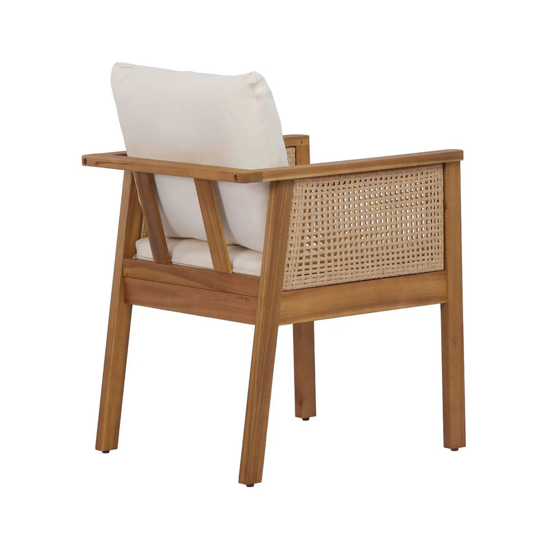 Alora 7-Piece Acacia Wood Outdoor Dining Set With Cushions And Table (SAK14657) by SAKSBY WHOLESALE