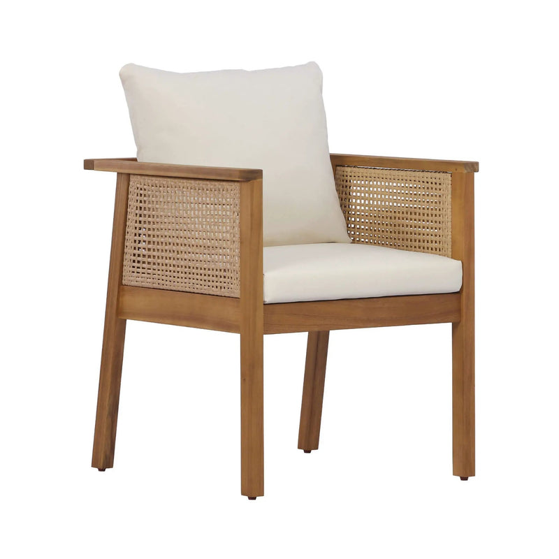 Alora 7-Piece Acacia Wood Outdoor Dining Set With Cushions And Table (SAK14657) by SAKSBY WHOLESALE