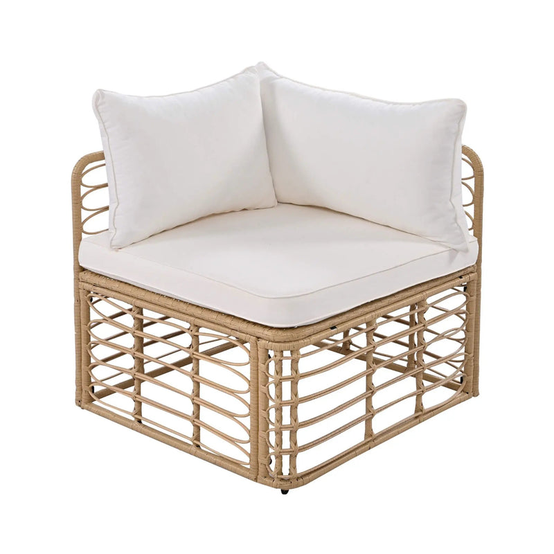Alora 7-Piece Outdoor All-Weather Rattan Patio Sofa Set With Cushions (SAK47230) by SAKSBY WHOLESALE