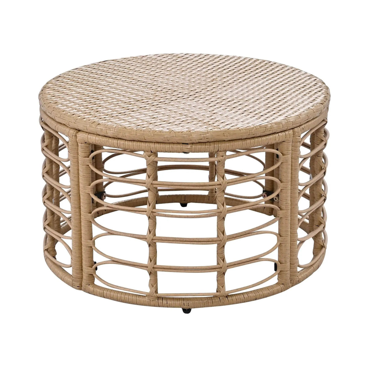 Alora 7-Piece Outdoor All-Weather Rattan Patio Sofa Set With Cushions (SAK47230) by SAKSBY WHOLESALE