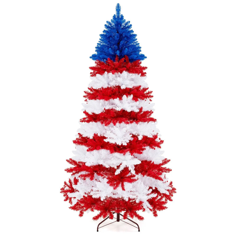 7.5 Feet Artificial Christmas Tree with Warm White LED Lights by DirectDeals