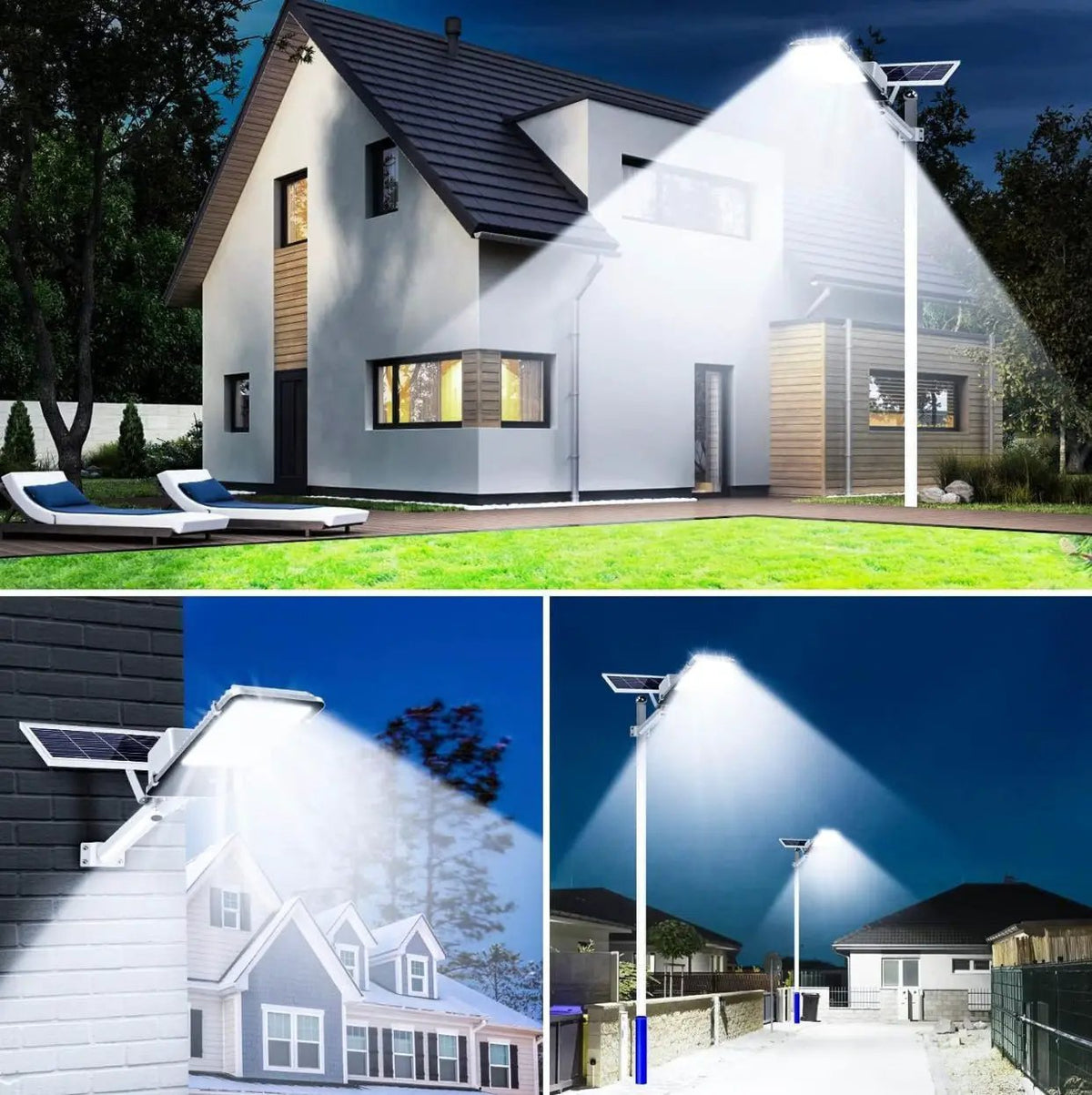 7000W Commercial Solar Street Light Outdoor 135000 Lumens Dusk to Dawn Solar with Remote Control by Outdoor Solar Outlet