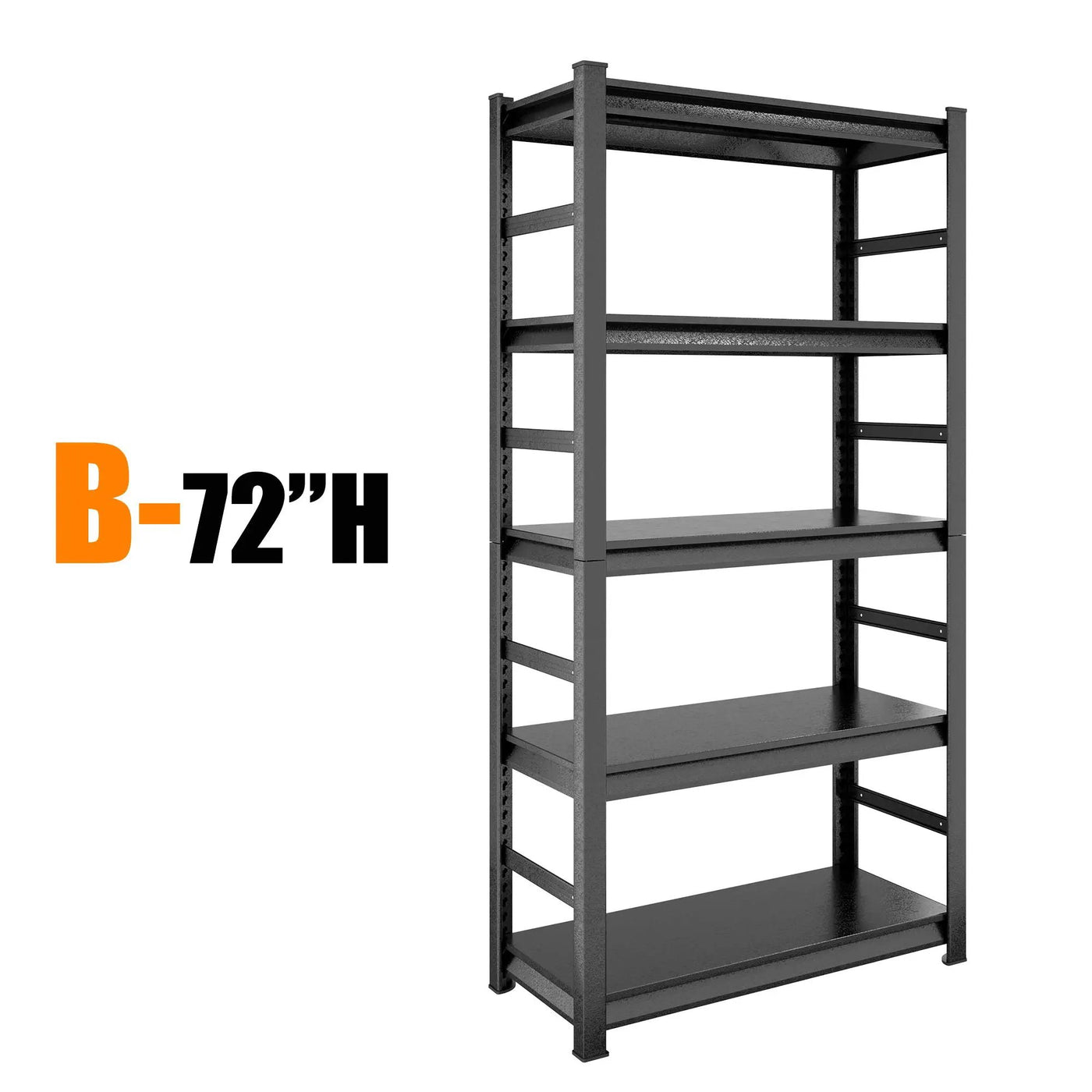 5 Tier Heavy Duty Shelving Unit Adjustable Shelving Units by HouseOfZazla