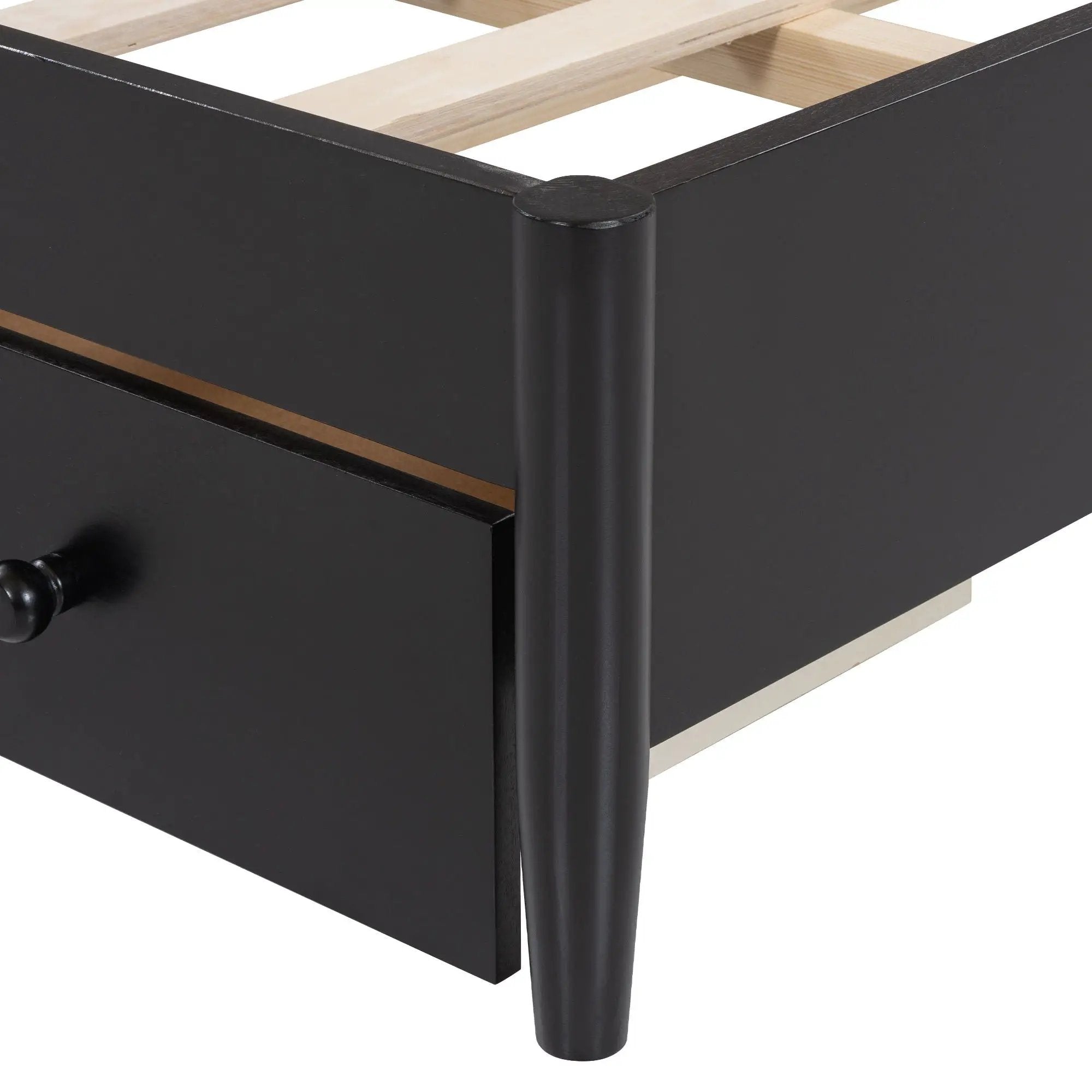 Platform Bed With 2 Big Drawers & Trundle by HouseOfZazla