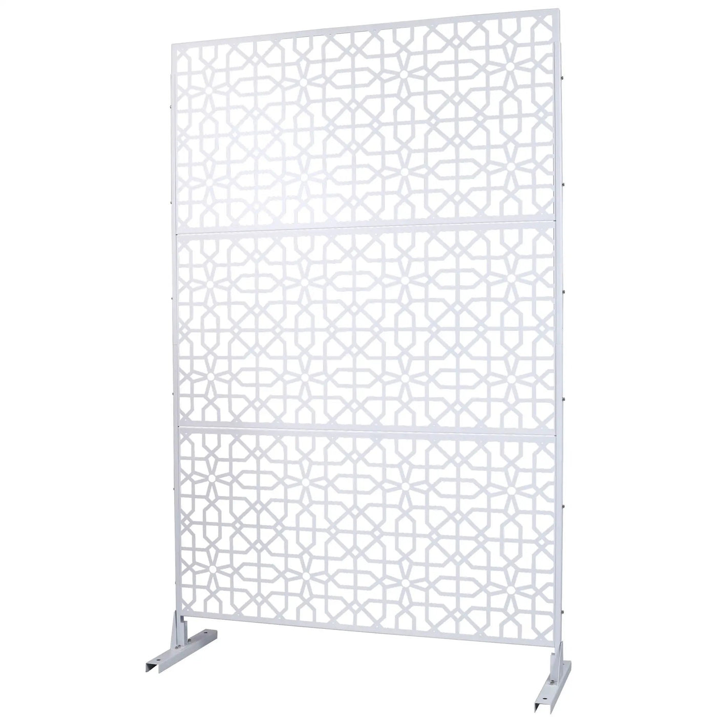 Outdoor & Indoor Metal Freestanding Decorative Privacy Screen by HouseOfZazla