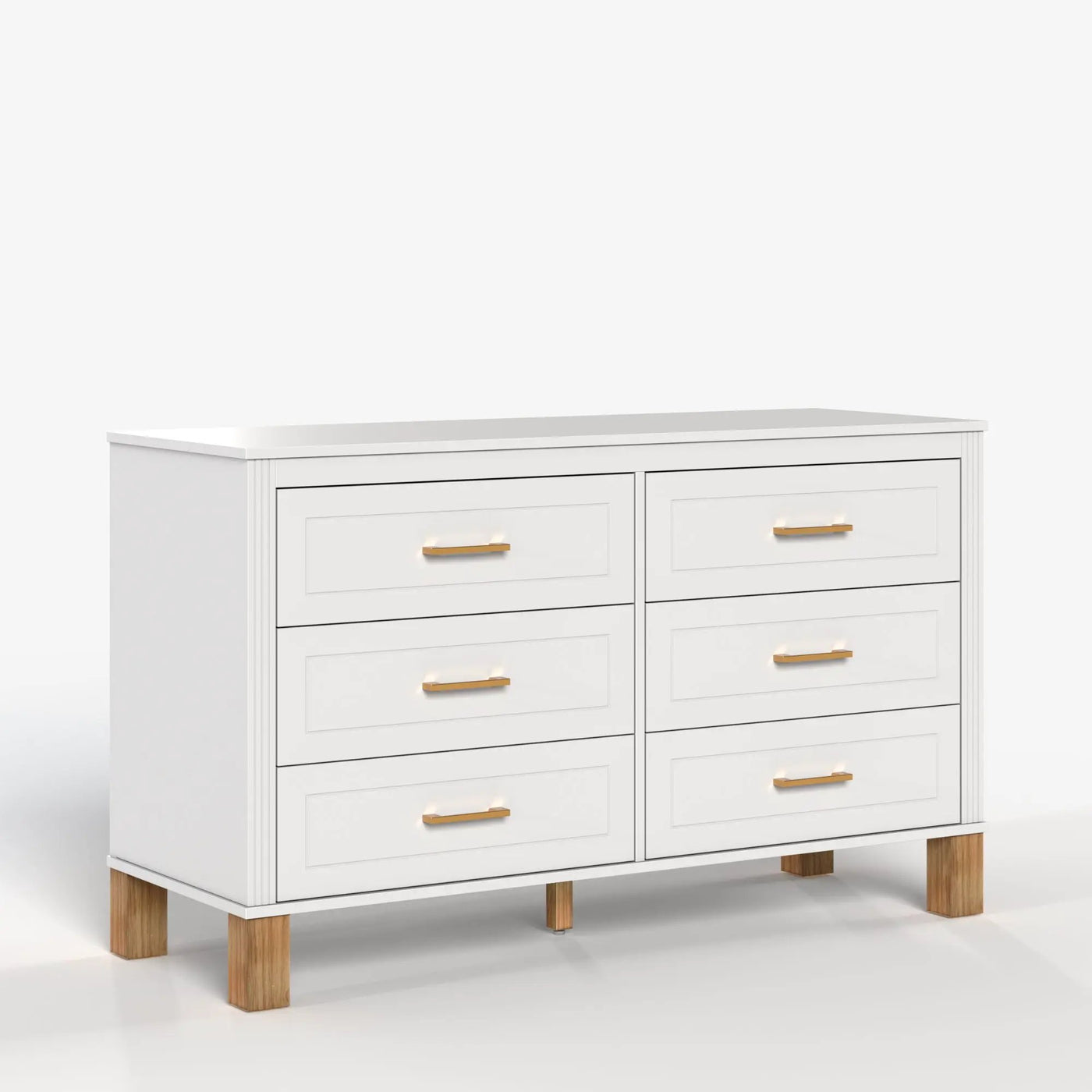 6 Drawer Double Dresser by HouseOfZazla