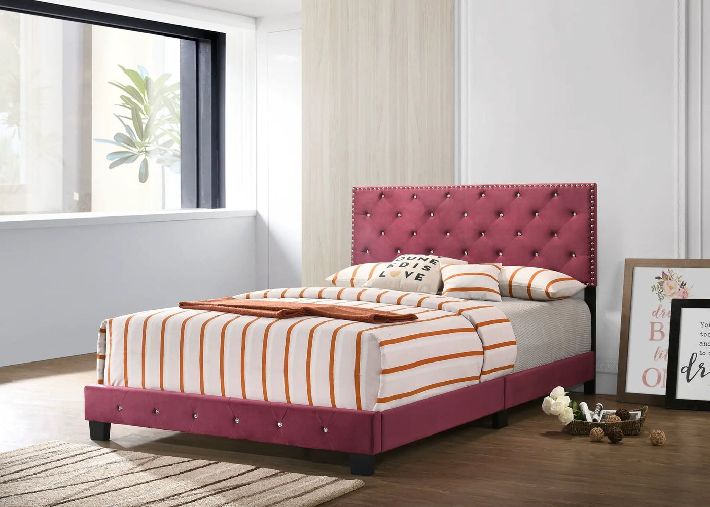 Luxurious Upholstered Bed by HouseOfZazla