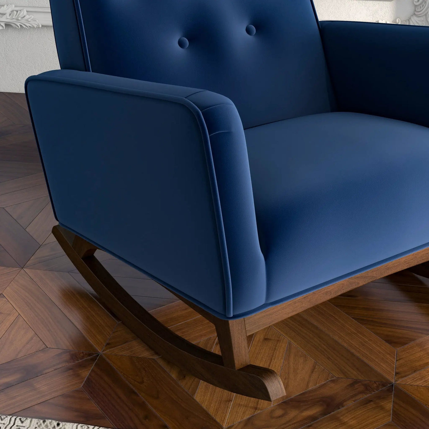 Demetrius - Solid Wood Rocking Chair by HouseOfZazla