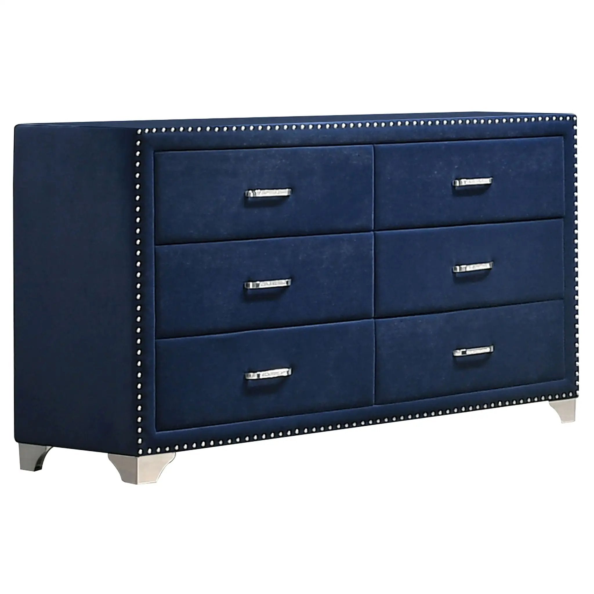 Melody 4-piece California King Bedroom Set Pacific Blue by Unique Piece Furniture