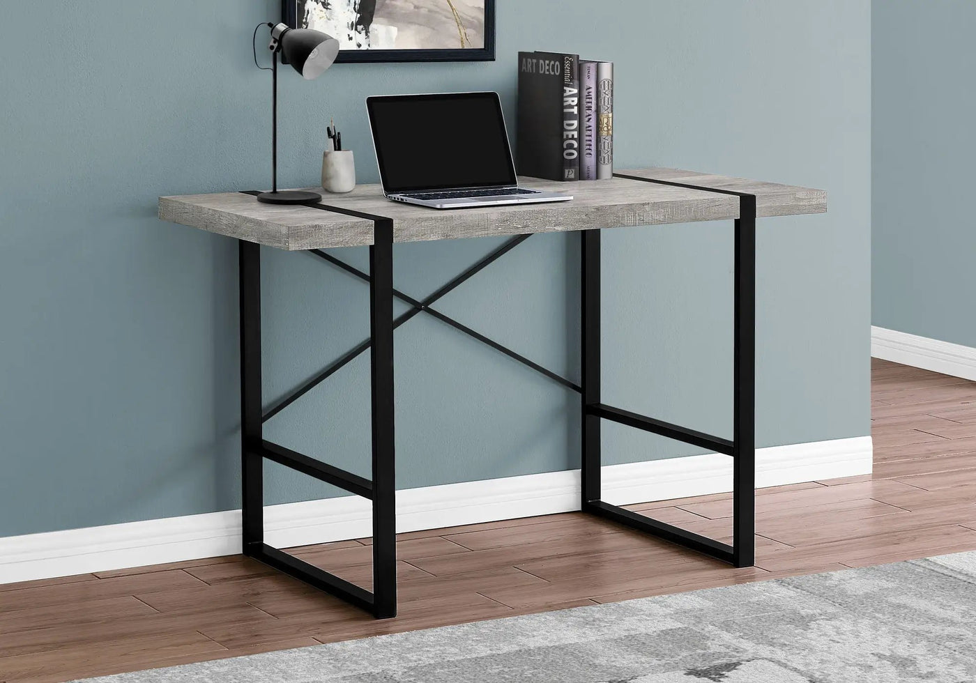 Computer Desk For Home Office, Laptop, Industrial Design by Unique Piece Furniture