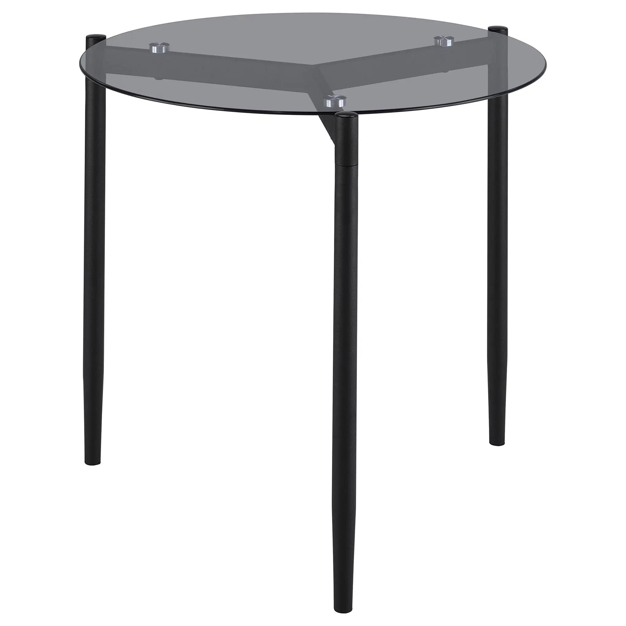 Rosalie 2-piece Round Coffee and End Table Set Grey by Unique Piece Furniture