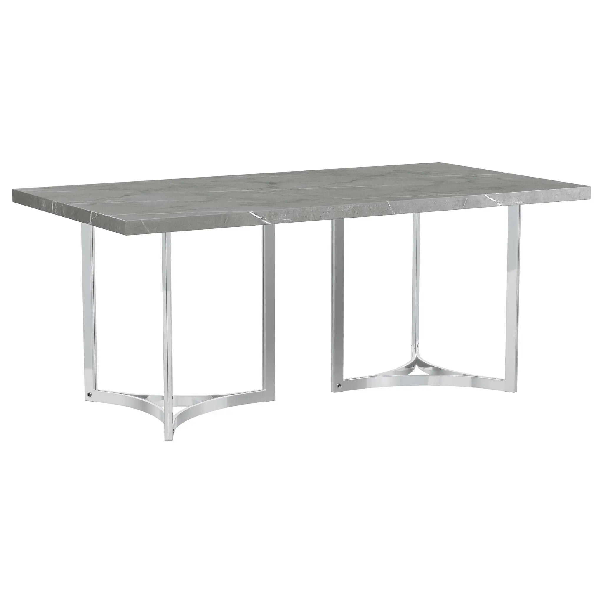 Savona - Rectangular Dining Table - Gray by HouseOfZazla