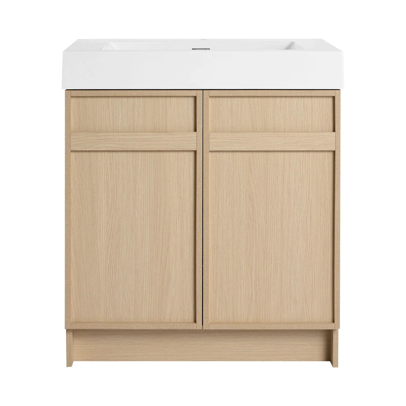 Freestanding Bathroom Vanity With Resin Sink & Soft Close Cabinet Doors by HouseOfZazla