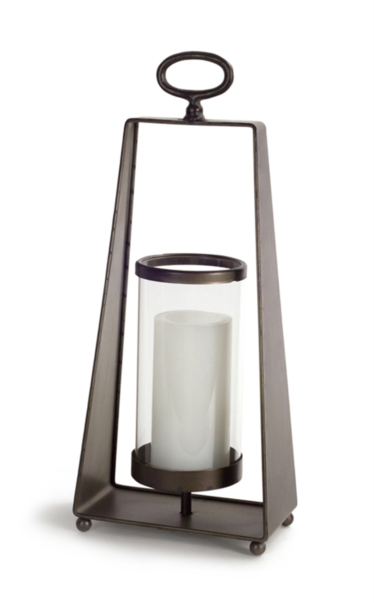 Metal candle holder with tapered frame (set of 2), photo 2 of 2