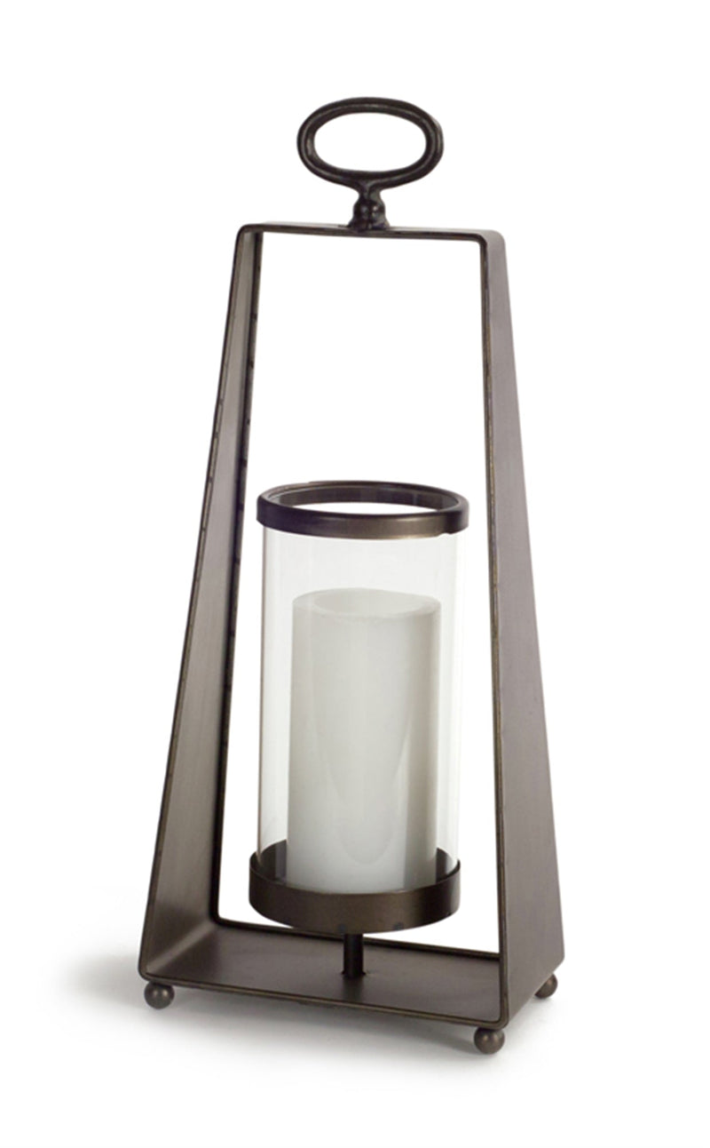 Metal candle holder with tapered frame (set of 2), photo 2 of 2