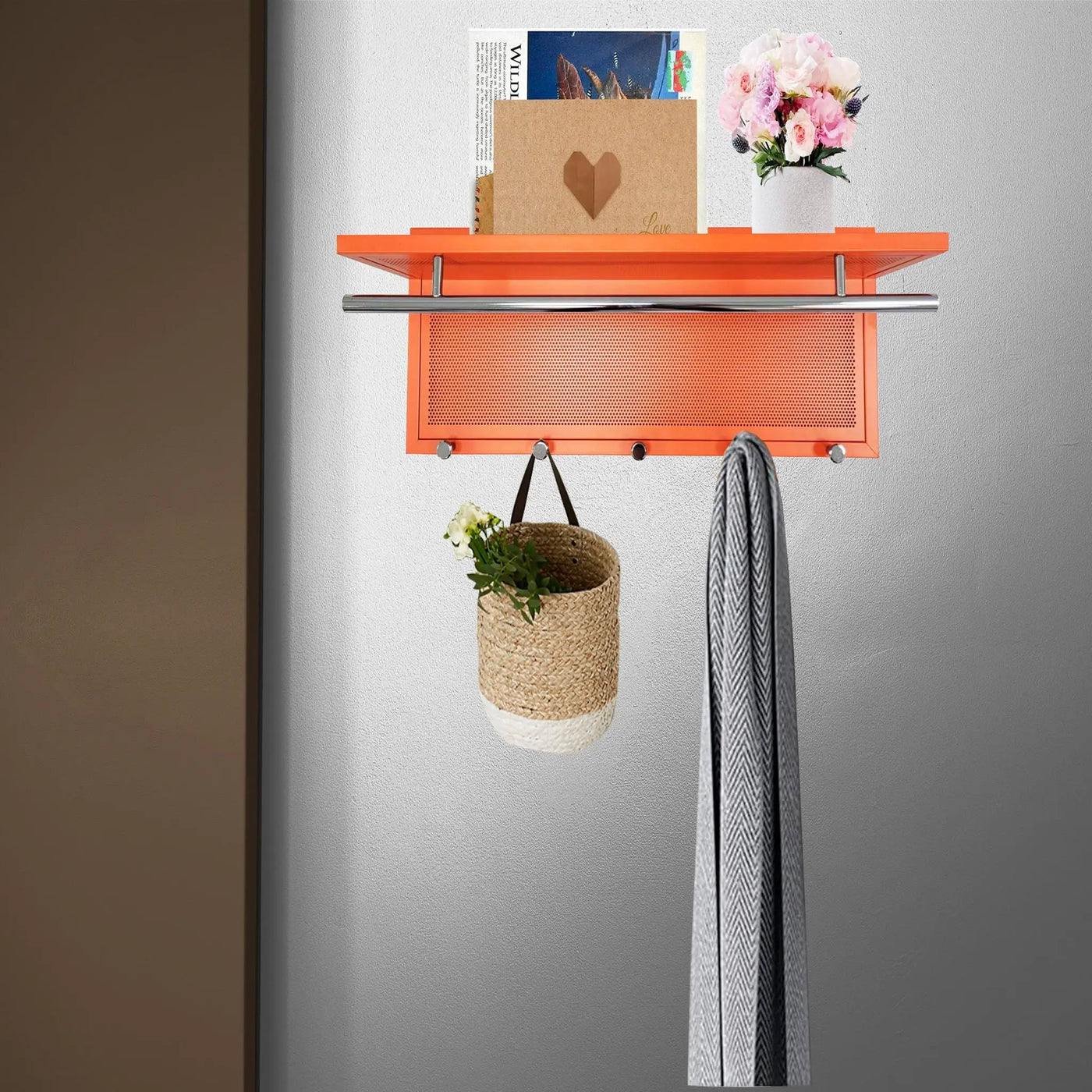 Esyspot - Hook Wall Mounted With Shelf by Unique Piece Furniture